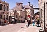 Downtown streets in Elora, Ontario, Canada. Image credit Vadim Rodnev via Shutterstock