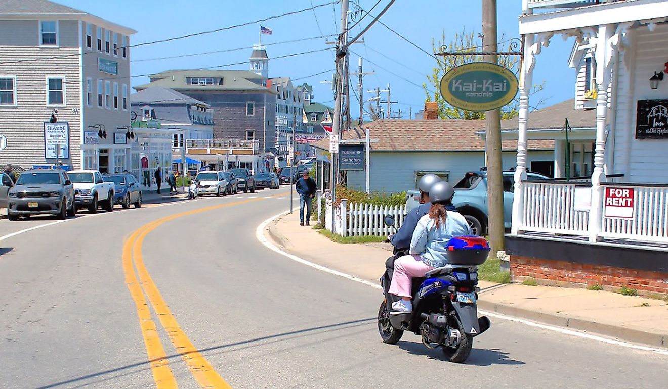 Downtown New Shoreham, Rhode Island. Image credit Ray Geiger via Shutterstock