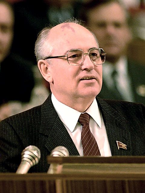 General Secretary of the CPSU Central Committee Mikhail Gorbachev. 