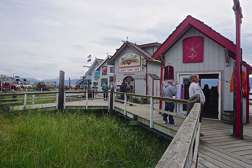 Homer Spit in Homer, Alaska. 