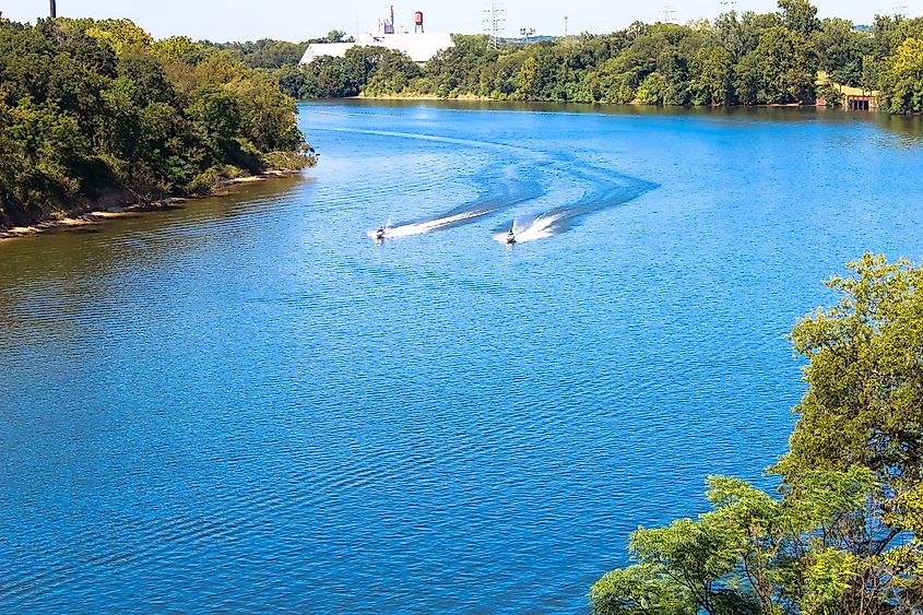 Alabama River near Montgomery, Alabama.