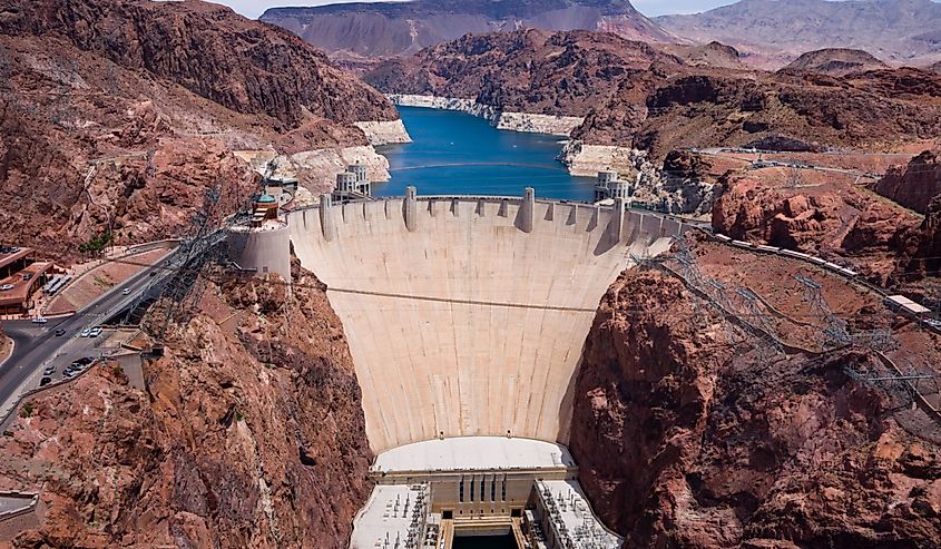 Hoover Dam, Nevada and Arizona.