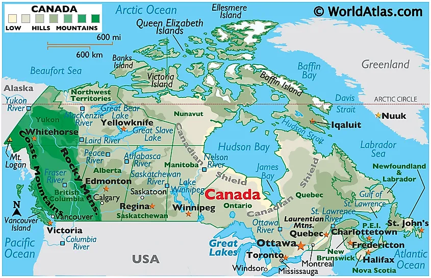 Map of Canada