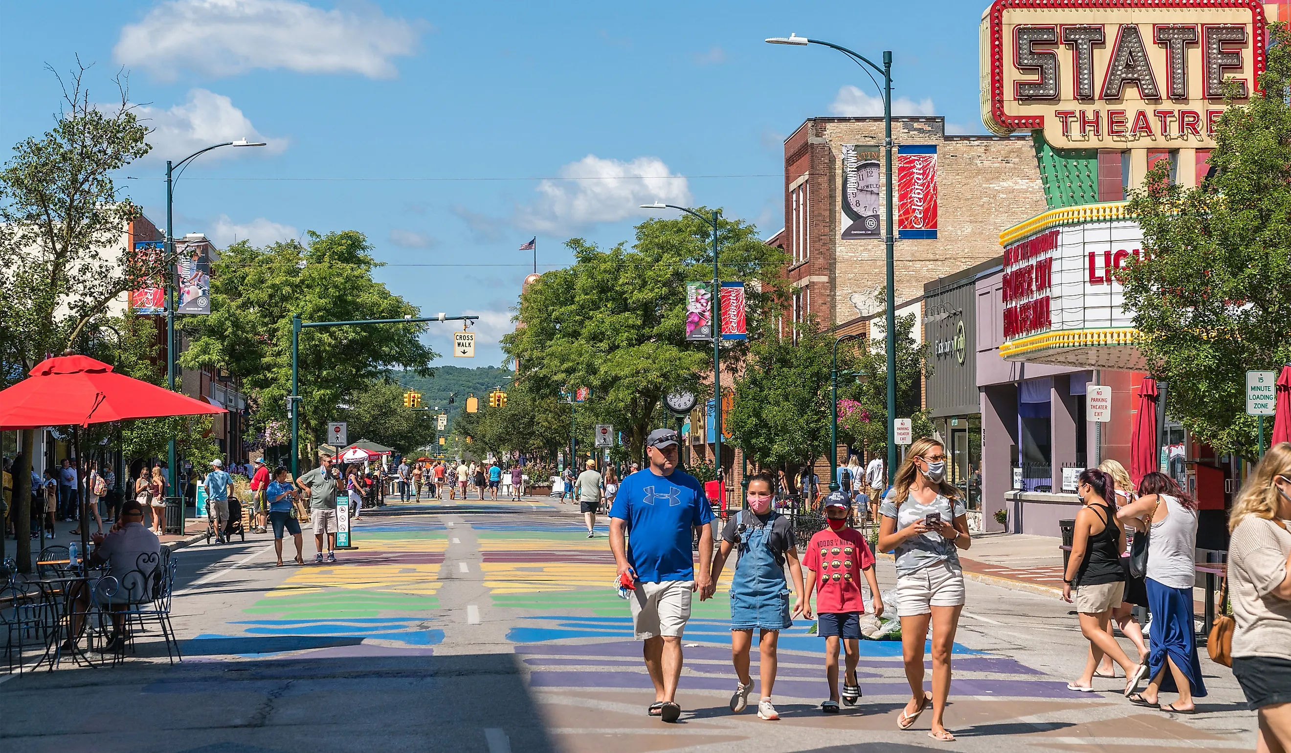 Downtown Traverse City, Michigan. (Image credit Heidi Besen via Shutterstock)