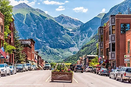 The Main Street in Telluride, Colorado. Image credit: Kristi Blokhin / Shutterstock.com.