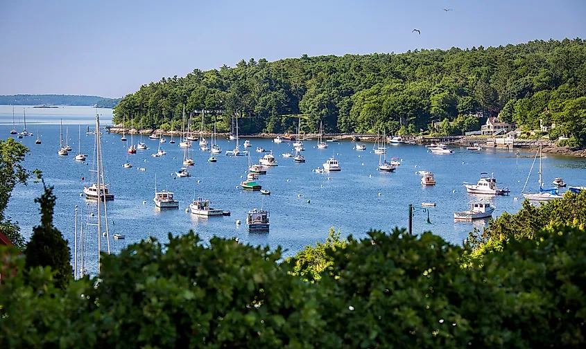 The harbor at Rockport, Maine
