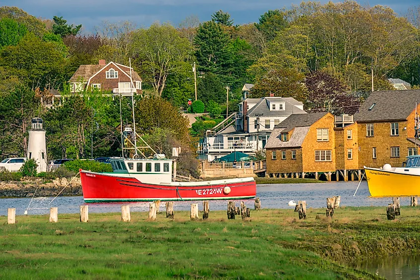 The scenic town of Kennebunkport, Maine