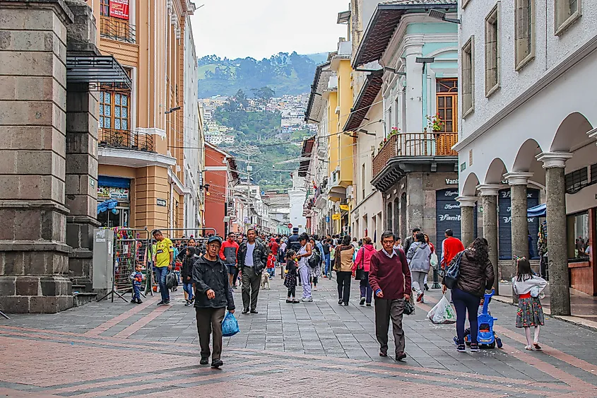 Quito, Ecuador - The people of Ecuador. 
