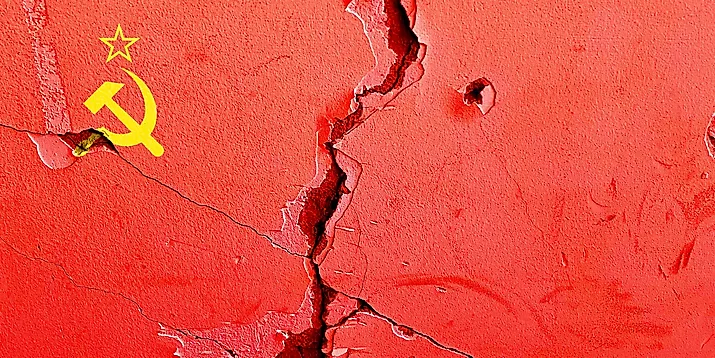 Symbol of a broken Soviet Union.